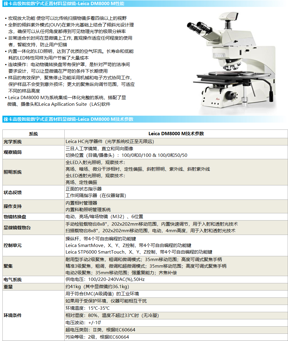 徠卡正置材料顯微鏡智能數(shù)字式-Leica DM8000 M